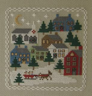 Cross Stitch Village, Violets Flower, Needlework Christmas, Cat Cross Stitches, Cross Stitch House, Holiday Cross Stitch, Just Cross Stitch, Winter Cross Stitch, Cross Stitch Christmas Ornaments