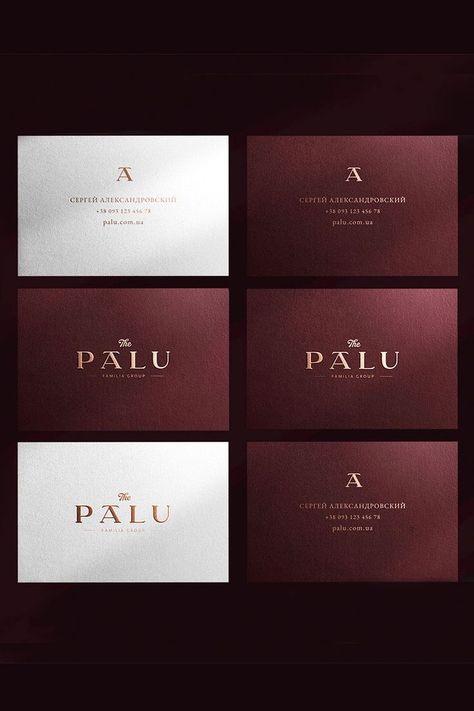 Desain Merek, Business Card Gallery, Elegant Business Cards Design, Restaurant Business Cards, Hotel And Resort, Premium Business Cards, Name Card Design, Visiting Card Design, Business Card Design Creative