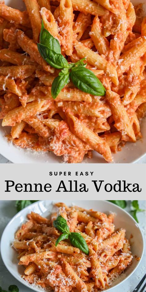 Cheesy Vodka Pasta, Vodka Tomato Pasta, Alla Vodka Pasta Recipes, Best Penne Alla Vodka Recipe, Easy Penne Alla Vodka, Penne Alla Vodka With Chicken, Penne Alla Vodka Recipe, Quick Sandwiches, Penne Alla Vodka