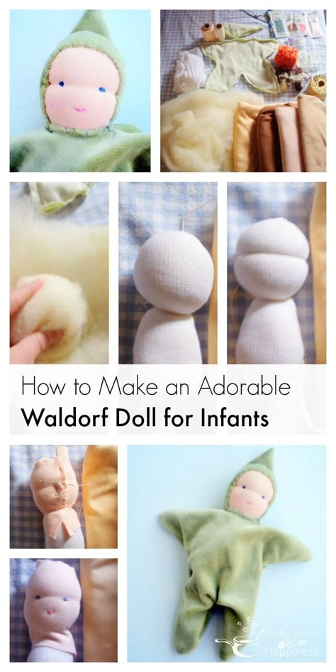 How To Make Waldorf Dolls, Handmade Dolls How To Make, Diy Waldorf Toys, Diy Doll Clothes, Waldorf Doll Tutorial, Waldorf Dolls Clothes, Doll Softie, Waldorf Crafts, Doll Patterns Free