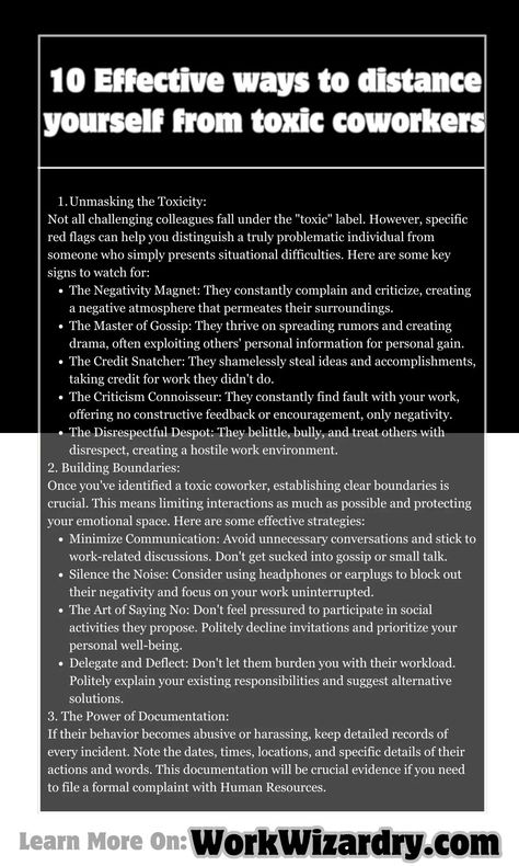 How to distance yourself from toxic coworkers? (10 Effective ways) 2 Work Bullies, Toxic Coworkers Quotes, Toxic Coworkers, Work Boundaries, Work Drama, Coworker Quotes, Distance Yourself, Workplace Culture, Office Culture