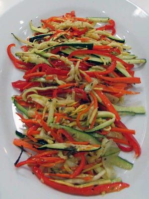 Julienne Vegetables Recipes, How To Julienne Vegetables, Julienned Vegetables, Julienne Vegetables, Roasted Vegetable Recipes, Italian Vegetables, Vegetable Dish, Delicious Vegetables, Recipe Roundup