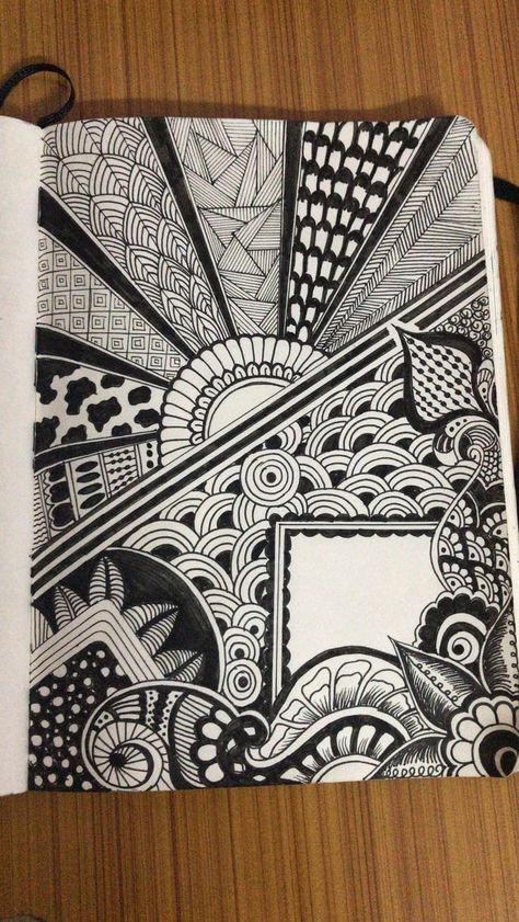 Zen Tangle Painting, Line Art Work Patterns, Line Work Drawing Simple, Zentagle Art Zentangle Patterns, Gemotrical Patterns, Mandala Doodle Patterns, Print Drawing Ideas, Zentagle Drawing Ideas, Zen Tangle Art