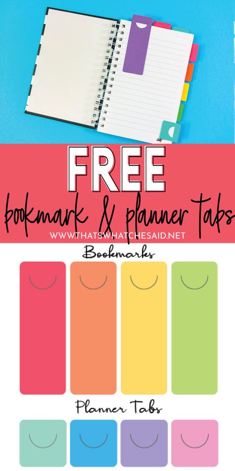 It's #totallyfreesvg day! That means you get 16 FREE Planner SVG files including fun Planner Tabs & Bookmarks! If you need to add a few extra tabs or convert a notebook to a planner these can help! #planner #freesvgfiles #freecutfiles #freesvg #svg #cricut #silhouette Happy Planner Printables, Free Printable Planner, Planner Tabs, Planner Bookmark, Family Planner, Motivational Sticker, Vacation Planner, Free Planner, Planner Inspiration