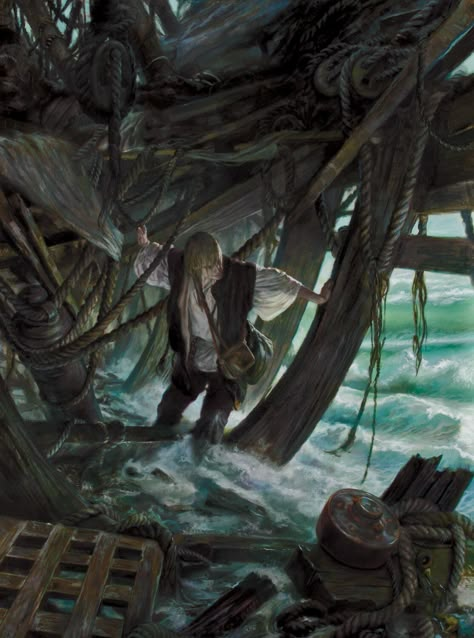 ArtStation - Scholar, Donato Giancola Pirate Shipwreck, Donato Giancola, Pirate Aesthetic, Pirate Books, Pirate Stuff, Pirate Games, Pirates Life, Pirate Art, Pirate Life