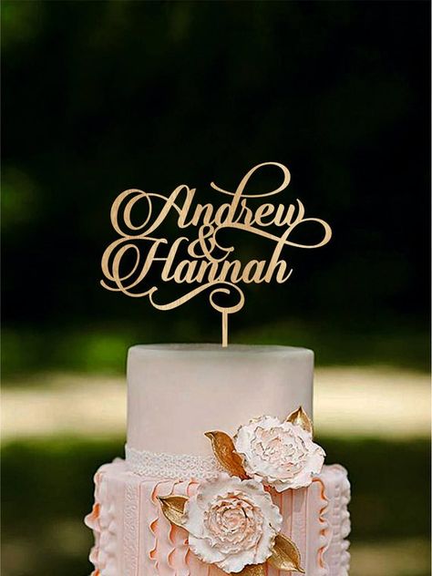 Personalized wedding cake topper Custom name cake toppers Couple cake topper last name cake toppers wooden cake toppers wedding decorations Wooden cake topper will embellish your wedding cake and will make your special day unforgettable. It will serve as a perfect decoration not depending on the Rustic Wedding Cake Toppers Vintage, Custom Wedding Toppers, Fall Wedding Cake Topper, Silver Cake Topper, Cake Topper Wedding Monogram, Gold Cake Topper Wedding, Wedding Cake Fresh Flowers, Wedding Cake Toppers Unique, Love Cake Topper