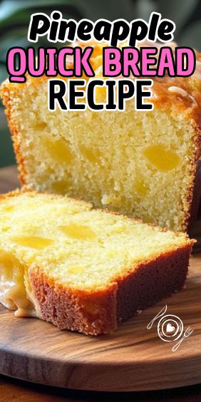 Easy Pineapple Quick Bread Pineapple Praline Bread, Zuchini Baking Recipes Bread With Pineapple, Quick Pineapple Bread, Recipes Using Pineapple Chunks, Pineapple Quick Bread Recipes, Pineapple Bread Recipe Easy, Recipes Using Pineapple, Pineapple Recipes Easy, Banana Pineapple Bread