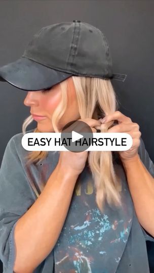 70K views · 6.4K reactions | easy hat hairstyle for when just don’t feel like washing!⁣
⁣
tag someone who would love this look!⁣
⁣
@behindthechair_com @thebtcteam @beautylaunchpad @hairbrained_official @sephora @ultabeauty #hairstyle #hairideas #easyhairstyles #hairinspo #hairtutorial #behindthechair #thebtcteam #heatlesscurls #healthyhair #samanthasbeautyconfessions #hairbrained #beautylaunchpad #modernsalon #sephora #ultabeauty #hairtrends #hairtutorials #hathair #dirtyhair #hairideas | SAMANTHA HARMAN | HAIR TUTORIALS | HAIRSTYLIST EDUCATION | nprmusic · Original audio Easy Hat Hairstyles, Hairstylist Education, Travel Germany, Sour Dough, Heatless Curls, Nails Makeup, Hair Brained, Hair St, Hair Stylist Life