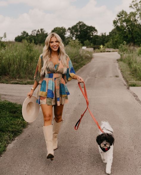 Guess what's back and ready to steal the spotlight? Your favorite romper! 🌟✨ Don't miss out – it's back in stock and waiting for you. Shop now before it disappears again! ⁠ ⁠ #BackInStock #FavoriteRomper #ShopNow #BoutiqueFashion #TheBestIsBack Layered Gold Jewelry, Bright Colors Fashion, Cute Cowgirl Boots, Cute Cowgirl, Smocked Romper, Country Fashion Women, Short Sleeve Romper, Cowgirl Outfits, Football Outfits