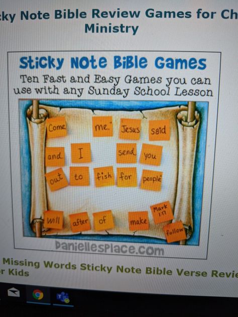 Children Bible Verses, Games For Sunday School, Childrens Ministry Games, Bible Games For Kids, Awana Sparks, Preschool Ministry, Worship Ideas, Sunday School Games, Church Games