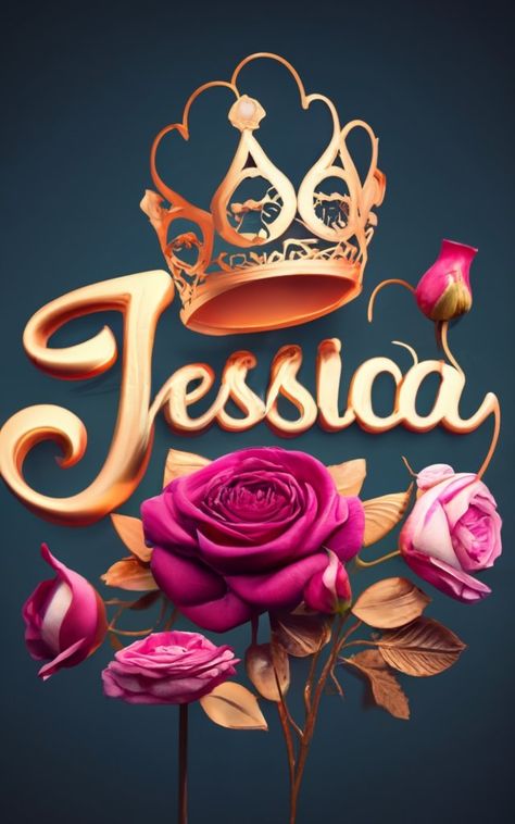 Ideogram Jessica Name Art, Melissa Name, Jessica Name, Letras Cool, Name Design Art, Stylish Name, Elegant Font, Name Design, 3d Render