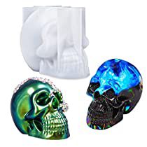 Check this out! Epoxy 3d, Skull Shape, Resin Art Supplies, Skull Mold, Resin Skull, Candy Molds Silicone, Formy Silikonowe, Candle Molds Diy, Carnival Theme