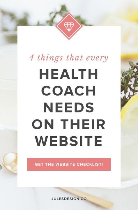 4 thing that every health coach needs on their website. Get the website checklist to start improving your website today. As a brand and website designer, I’ve noticed a few things that my health coach clients have struggled with or just forgot to include on their website before we worked together. Health Coach Branding, Website Checklist, Wellness Nutrition, Wordpress Tips, Wellness Coaching, Coach Website, Health Coach Business, Holistic Health Coach, Wellness Business