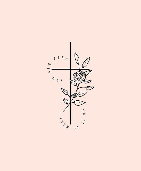 Pro Church Media on Instagram: “You Are Here So It Is Well | Tattoo Design inspiration from @ashulmerdesign for @rachellefost.er #prochurchmedia” It Is Well Tattoo, Save Me Tattoo, Well Tattoo, Church Tattoo, Bible Tattoos, Bible Verse Tattoos, Verse Tattoos, Tasteful Tattoos, Mother Tattoos