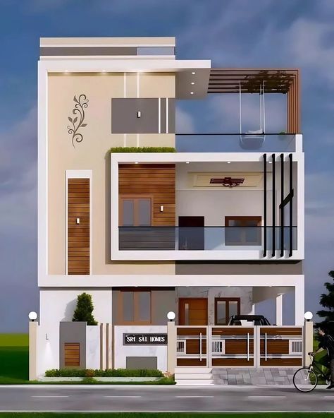 Follow @3d_house_elevations @3d_house_elevations @3d_house_elevations . . 7020910965 call/WhatsApp for design services . . . . . Copyright belongs to respective owner DM for credit or removal . . . . #houseelevation #architects #housedesigns #housedesigner #exteriordesigns #3delevation #dhule #jalgaon #exteriorpainting #homedesigning #indianhousedesign #elevationdesigns #frontelevation #frontelevationdesign #naksha #houseplans #3delevation #3dfrontelevation 30 40 House Elevation, G+2 Elevation Design Indian, G 2 Front Elevation Design Latest, Elevation Designs For House, 3d Elevation Design, Small Apartment Building Design, House Elevations, House Front Elevation, Indian House Design