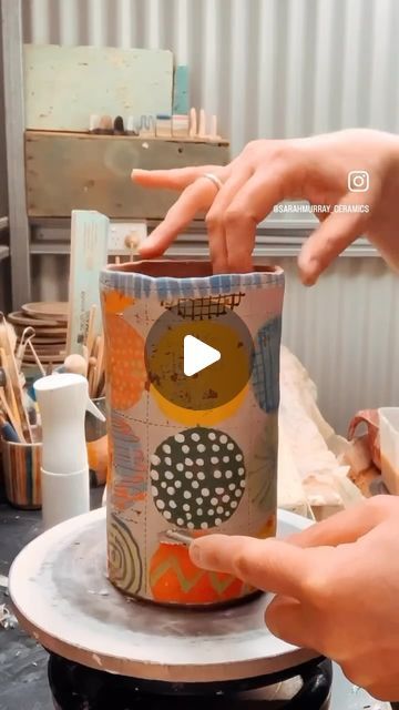 Potters Choice Glazes, Trusting Myself, Ceramic Lights, Pottery Slip, Pottery Patterns, Colorful Pottery, Earthenware Ceramics, Pottery Videos, Clay Craft