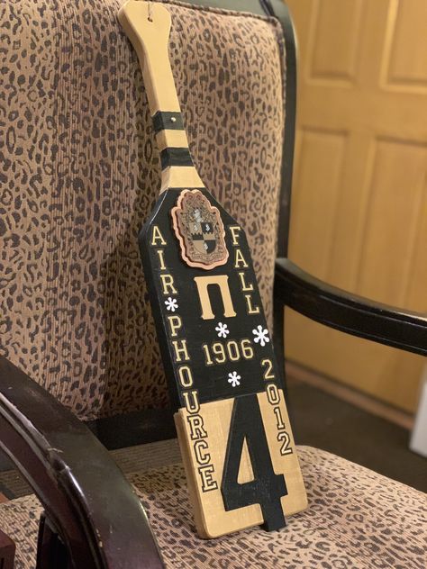 Alpha Phi Alpha Paddle, D9 Paddles, Greek Paddle Ideas, Sorority Paddles Ideas, Probate Gifts, Sorority Diy, Fraternity Paddles, Phi Alpha Delta, Fraternity Gifts