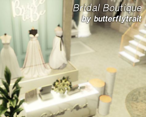 Boutique Sims 4 Cc, Sims 4 Bridal Shop Cc, Sims 4 Prom Decor Cc, Sims 4 Bridal Shop, Sims 4 Boutique Cc, Sims 4 Boutique, Sims Cc Folder, Living Room Sims 4, Lotes The Sims 4