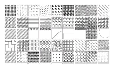 Hatch several Site Analysis, Cad Blocks, Hatches, Site Plan, Autocad, Floor Plans, How To Plan, Quick Saves, Mexico