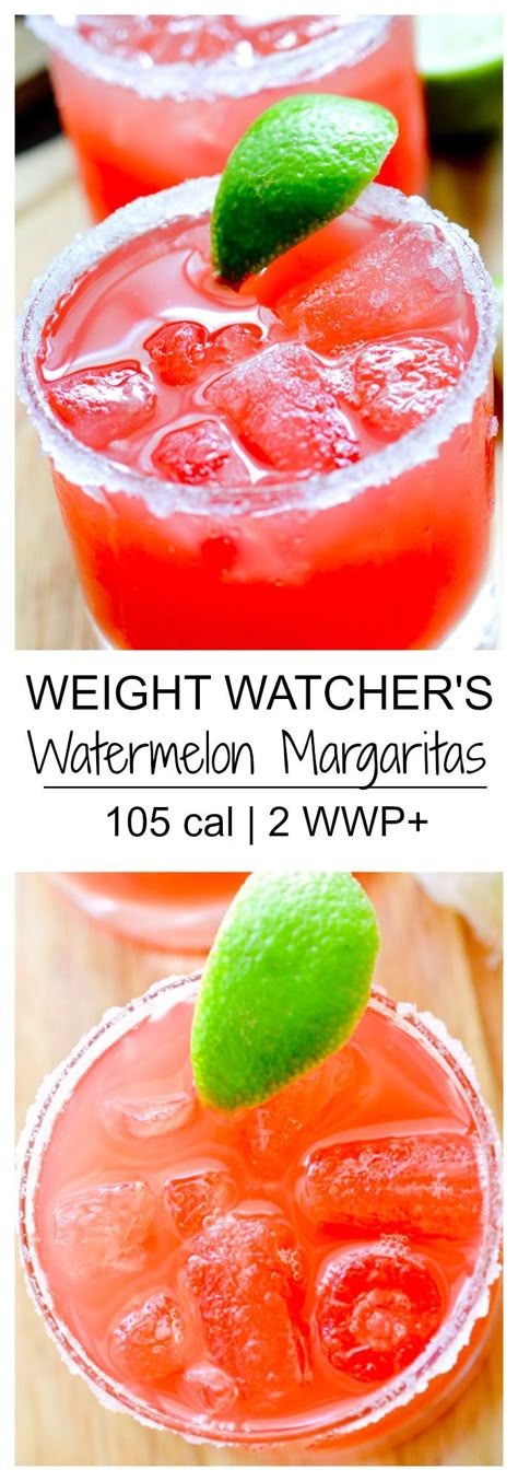 Watermelon Margaritas, Layered Drinks, Watermelon Drink, Watermelon Margarita, Margarita Recipes, Ww Recipes, Summer Cocktails, Adult Drinks, Refreshing Drinks