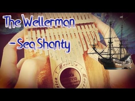 Kalimba Anime, Kalimba Song, The Wellerman, Nathan Evans, Notes Tutorial, Kalimba Sheet Music, Kalimba Songs, Kalimba Music, Sea Shanty