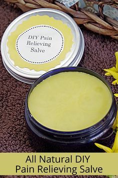 Salves And Balms, Pain Relief Salve, Healing Salve Recipe, Homemade Salve, Healing Salve, Muscle Rub, Salve Recipes, Herbal Salves, Tiger Balm