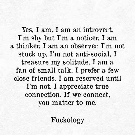 245 Likes, 1 Comments - Fuckology (@fuckologyofficial) on Instagram: “@fuckologyofficial #fuckology #fuckologyofficial #fuckologyquotes #thoughtshake” Shy Quotes, Shy Introvert, Introvert Girl, Meaningful Poems, Shy People, Quiet Girl, Introvert Quotes, Words That Describe Feelings, 3am Thoughts