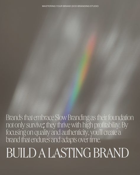 Tired of keeping up with the pace of the entrepreneurial world? It’s time to embrace Slow Branding! Swipe to uncover the secrets behind sustainable and authentic branding. Get ready to give your business a conscious boost! And if you want to dive deeper, download my ebook “Elevate Your Prices with Slow Branding” from the link in my bio. #slowbranding #dcdbranding #dcdstrategy #dcdbusiness #consciousbranding #raiseyourprices #sustainablebranding #authenticity #authenticbranding #conscious... Authentic Branding, Conscious Business, Keep Up, Life Coach, Consciousness, Get Ready, Sustainability, The Secret, Branding