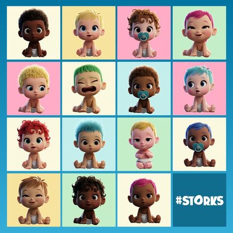 Storks movie photo so cute Storks Movie, Baby Cartoon Characters, Desain Editorial, Baby Illustration, Ange Demon, Kid Character, Big Hero 6, Tag Your Friends, Baby Cartoon