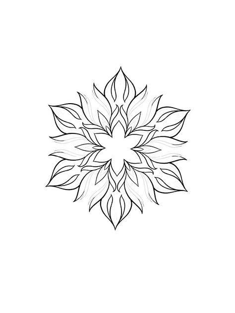 Mandala Tattoo Simple, Mandala Drawing Tattoo, Mandala Tattoo Drawing, Simple Mandala Drawing, Ornament Tattoo Design, Mandela Tattoo Design, Mandala Geometric Tattoo, Ornamental Mandala Tattoo, Mandala Lines