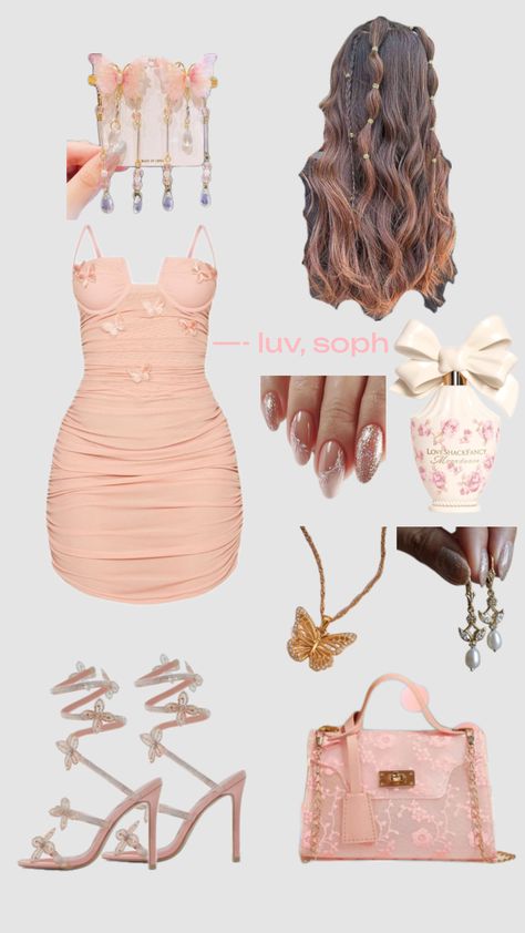 #butterfiles #pink #pinkdressinspo #elegant #prettyinpink Pretty In Pink, Pink Dress, Pink, Pins