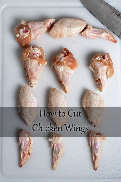 cutting chicken wings How To Fix Chicken Wings, Preparing Chicken Wings, How To Prep Chicken Wings, How To Prepare Chicken Wings, How To Clean Chicken Wings, How To Cut Chicken Wings, Split Chicken Wings, Fresh Chicken Wings, Easy Baked Chicken Wings