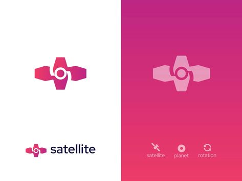 Satellite Company Logo Design | Space Logo by Rasel Ahamed on Dribbble Satellite Logo, Space Logo, Company Logo Design, Stomach Workout, Design Space, Creative Professional, Global Community, Company Logo, Logo Design