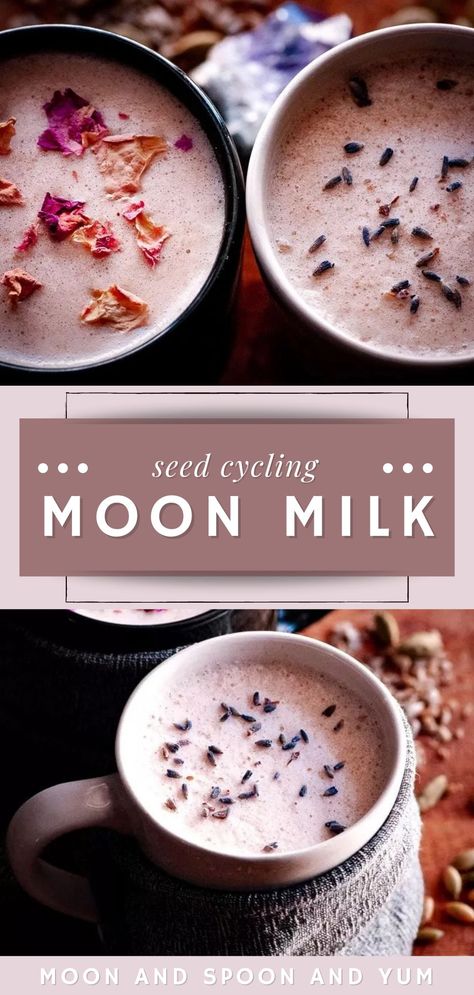 Moon Milk Recipe, Cardamom Recipe, Hormone Balancing Recipes, Hormone Nutrition, Books And Tea, Seed Cycling, Moon Milk, Balance Your Hormones, Mocktail Recipes