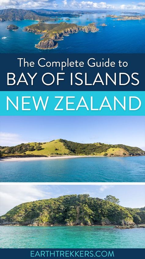 How to visit the Bay of Islands, New Zealand. Cruise tours and helicopter rides. Things to do in the Bay of Islands. How to plan your visit with photos, maps, and helpful tips. Bay Of Islands New Zealand, Hawkes Bay New Zealand, North Island New Zealand Itinerary, Best Time To Visit New Zealand, New Zealand Tourist Attractions, Bay Of Islands, Cruise Excursions, Helicopter Ride, Travel Inspiration Destinations