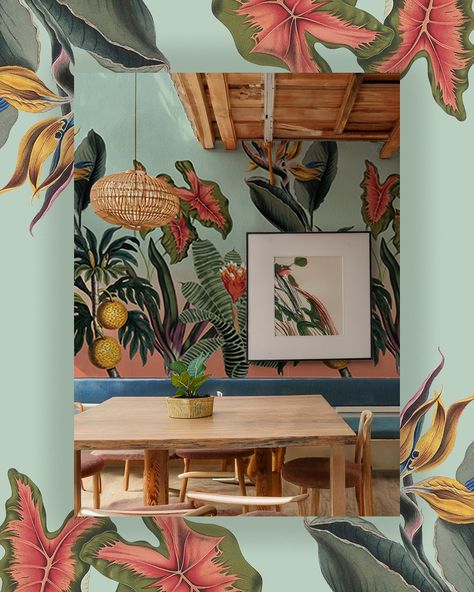 Have you checked out our new wallpaper store? Get 10% off any order with promo code “LETSGO10”, and 20% off orders over $75 with promo code “LETSGO20”! #walldecor #wallpaper #sale #homedecor #apartmenttherapy #apartmentdecor #interiordesign #mural Which Wallpaper, Botanical Mural, Pros And Cons List, Wallpaper Store, Vintage Botanical Illustration, Wallpaper Stores, Botanical Illustration Vintage, Tropical Wallpaper, Vintage Botanical