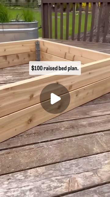 Nicole Johnsey Burke on Instagram: "Comment BUDGET to get the full guide to my $100 raised bed design. 

When I first started my garden consulting business, I didn’t expect to be building raised beds 😮

I needed something I could do without fancy tools and 0 carpentry skills 🤣

At the big box store, I found these framing angles in the deck department and they made putting together a raised bed so much simpler-plus they decreased the wood on wood contact which meant the boards would last longer. 

Inexpensive, effective and doesn’t require any special skills!? I’m in! 

If you want the plans too just comment BUDGET and I’ll send you the full ebook for free to your DMs 🤩" Raised Bed Design, Building Raised Beds, Pine Beds, Carpentry Skills, Bed Plans, Box Store, Raised Bed, The Deck, Raised Beds