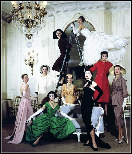 Dior house models wearing his designs, photo by Loomis Dea… | Flickr Christian Dior Gowns, Veronica Lake, Paolo Roversi, Glamour Vintage, Cecil Beaton, Fur Coat Vintage, Tim Walker, Design Moda, Peter Lindbergh