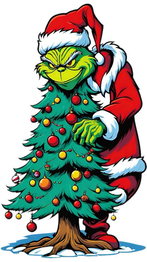 Grinch Christmas Ornaments, The Grinch Pictures, Grinch Halloween, Fashion Digital Art, Grinch Characters, Grinch Images, Happy Halloween Pictures, Grinch Christmas Party, Christmas Tree Wallpaper