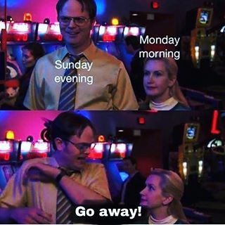 The office, meme, humor, funny, Dwight, Angela, Monday work meme The Mortuary Assistant, University Memes, Meme Humor, Bon Iver, Fresh Memes, Morning Humor, Humor Funny, 90s Kids, Time Capsule