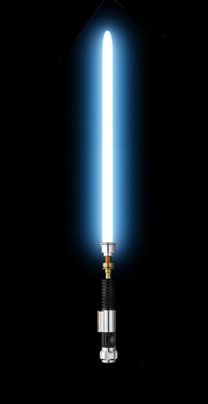 Lightsaber Phone Wallpaper Obi Wans Lightsaber, Minimally Wallpaper, Lightsaber Painting, Lightsaber Design Ideas, Lightsaber Wallpaper, Lightsaber Art, Obi Wan Lightsaber, Starwars Lightsaber, Blue Lightsaber