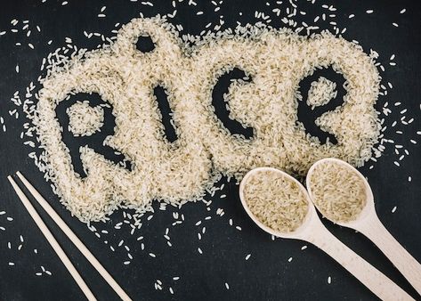 Food Lettering, Rice Brands, Rice Plant, Persian Cuisine, Food Art Photography, Rice Varieties, Food Drive, Food Graphic Design, Black Rice