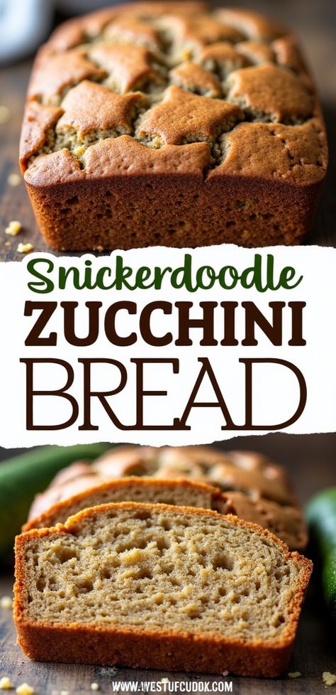 Cinnamon Delight: Snickerdoodle Zucchini Bread Snickerdoodle Zucchini Bread, Zucchini Bread, Summer Squash, Cream Of Tartar, Snickerdoodles, Sweet And Spicy, Small Bowls, Zucchini, Baking Soda