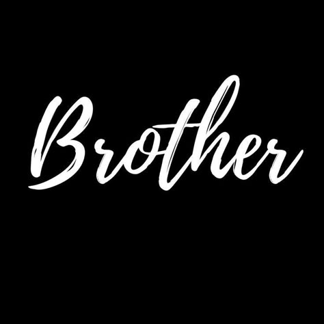 Brother Instagram Highlight Cover, Brother Highlight Cover Instagram Black, Photo Hilight Instagram, Brother Logo, Highlights Cover Instagram Friends, Sister Songs, Instagram Black Theme, Black And White Instagram, Instagram Symbols