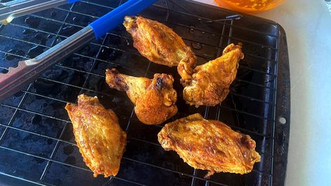 Trash Wings Recipe, Dry Rub Smoked Chicken Wings, Smoked Then Fried Chicken Wings, Raw Chicken Wings In Air Fryer, Reheat Chicken Wings In Air Fryer, Crispy Wings, Buffalo Sauce, Cooking Method, Canned Chicken