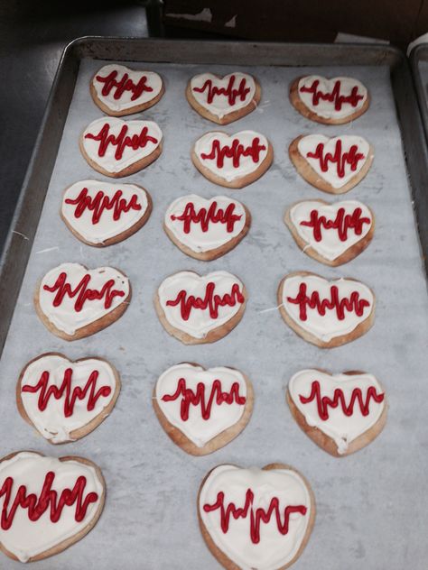 Cookies for EMS week Emergency Nurses Week, Medical Themed Parties, Ems Week, Nurse Cookies, Baseball Cookies, Nursing Cake, Nurse Party, Nurse Appreciation Week, Nurses Week Gifts