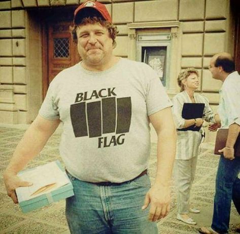 John Goodman, early 90's Henry Rollins, John Goodman, Hardcore Punk, Black Flag, New Rock, Punk Bands, Flag Shirt, Punk Rock, Jeans Denim