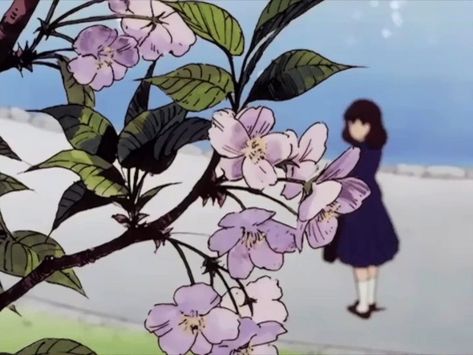 里芋 su Instagram: "why is the beauty community so full of drama? ⠀⠀ ♥⠀⠀ ⠀⠀ anime: touch ⠀⠀ #retroanime #80saesthetic #vintageanime #anime #90sanime #vintage…" Anime Bad, Walpapers Cute, Anime Flower, 8bit Art, Japan Aesthetic, Old Anime, Japanese Aesthetic, 90s Anime, Purple Aesthetic