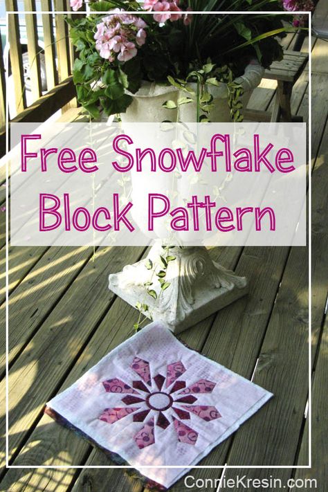 Snow Quilt Block, Dresden Quilt Blocks, Snow Flake Quilt Block, Snowman Quilt Blocks Free Pattern, Winter Quilt Blocks Free Pattern, Free Christmas Quilt Block Patterns, Free Christmas Quilt Blocks, Winter Quilt Blocks, Snowflake Quilt Blocks Free Pattern