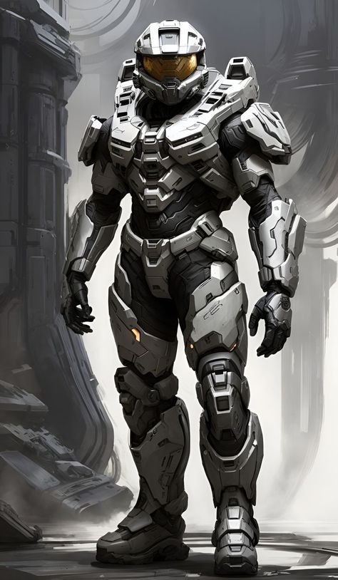 Master Chief Concept Art, Halo Spartan Armor Art, Halo Armor Suits, Halo Spartan Concept Art, Halo Armor Concept Art, Halo Spartan Armor Concept Art, Spartan Armor Halo, Halo Spartan Art, Halo Spartan Oc